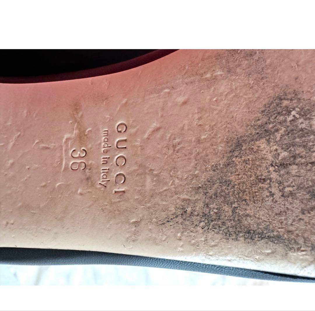 明るいミライ ☆GUCCI グッチ☆フラット　シューズ　バレエ