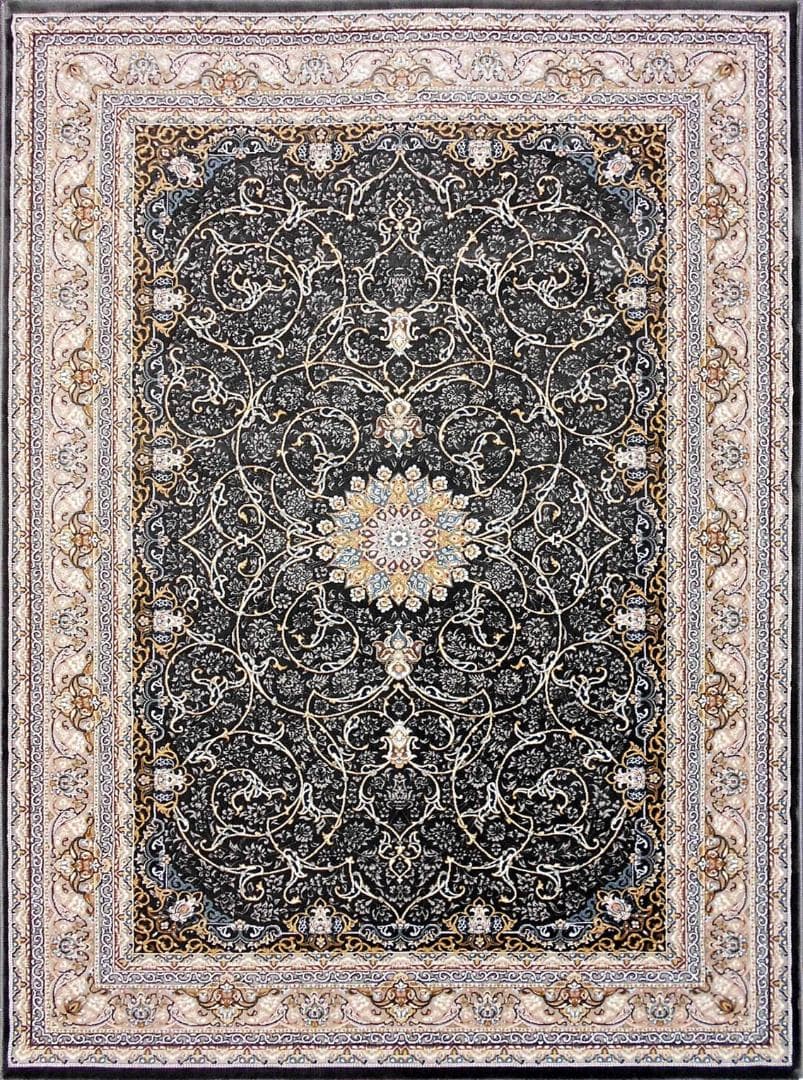 立体柄、144万ノット！本場イラン産 絨毯！200×250cm-38001