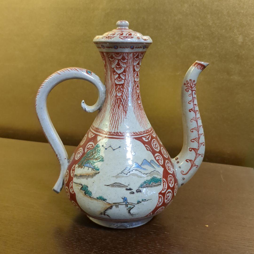 万古焼　盛盞瓶　約２０センチ