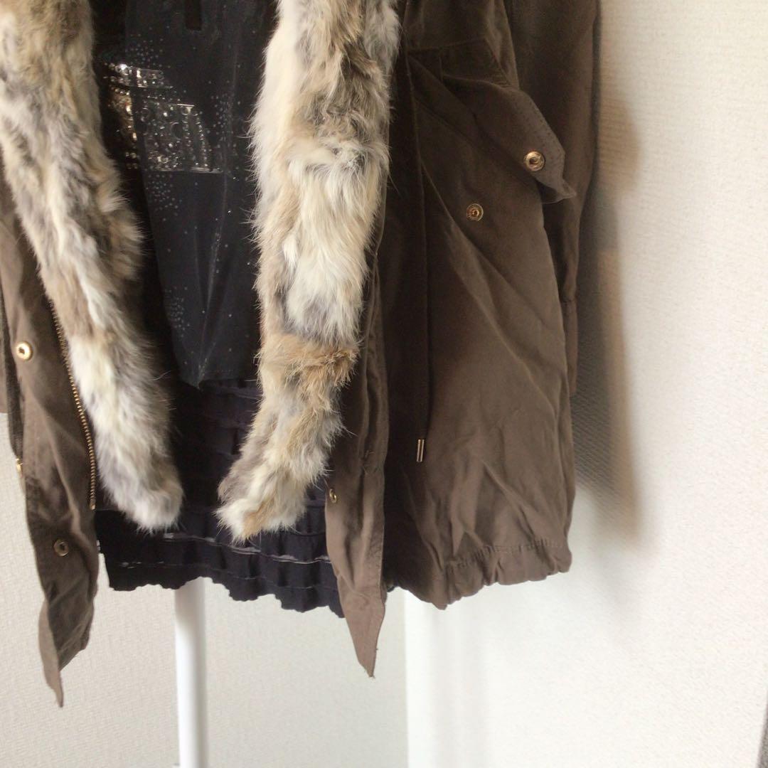 y2k 00s archive グランジフェアリー　ファー付コート　お兄系　平成