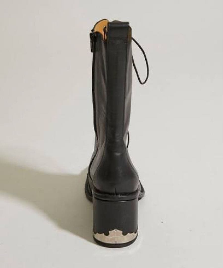 TOGA PULLAトーガプルラ　スクエアトゥロングブーツ 36