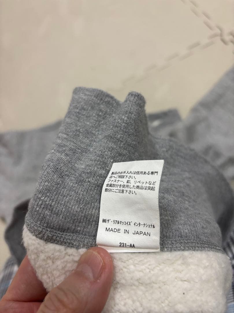 The Real McCoy's グレー スウェット M