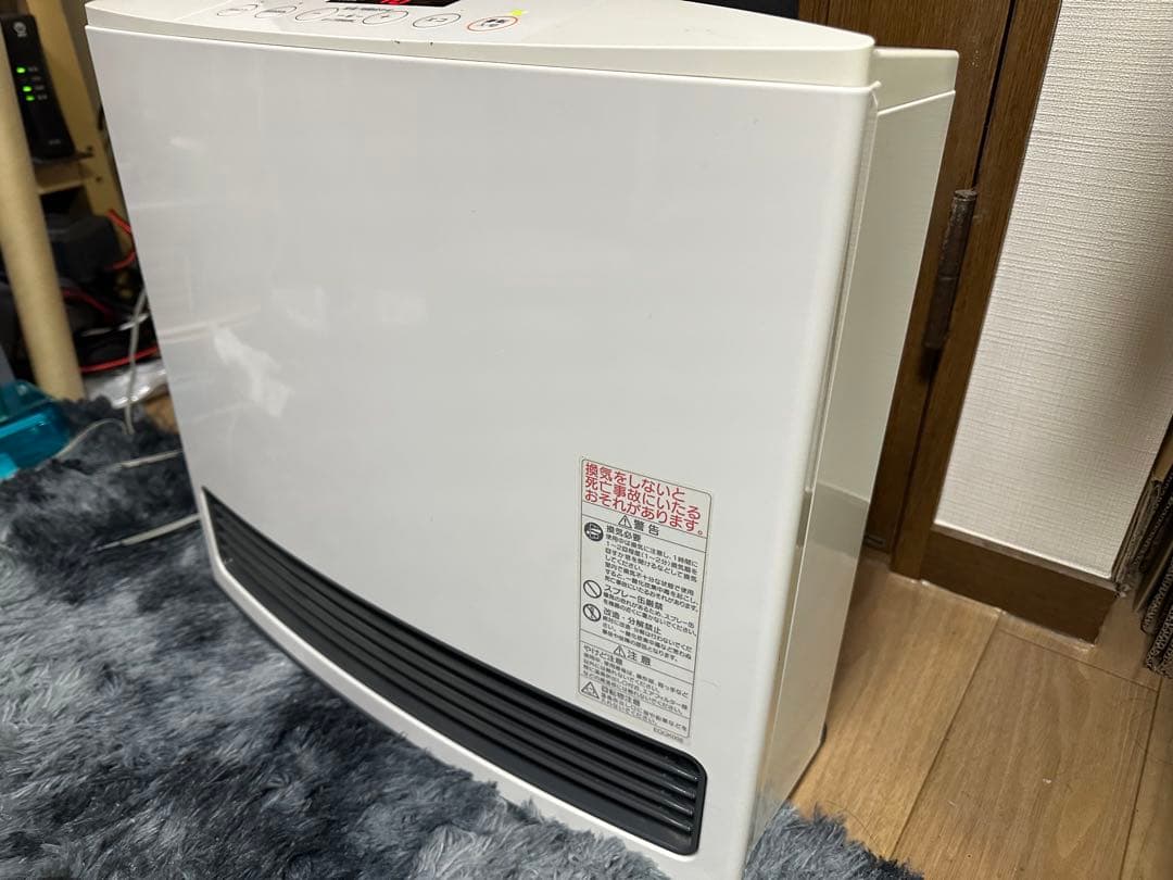 ②ノーリツ　ガスファンヒーター GFH-4003S都市ガス用　ホース付1週間保証