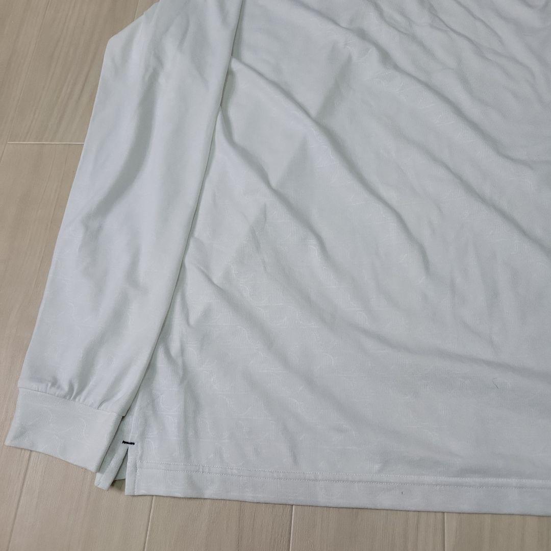美品　and per se 長袖ポロシャツ LL ホワイト　LLサイズ　メンズ