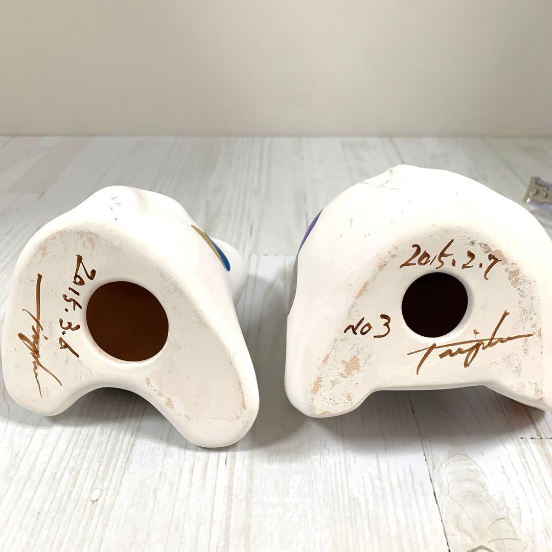 S☆ 大分県 湯布院　工房 輪葉葉　福来る猫·福きたる猫　幸運　縁起物　開運