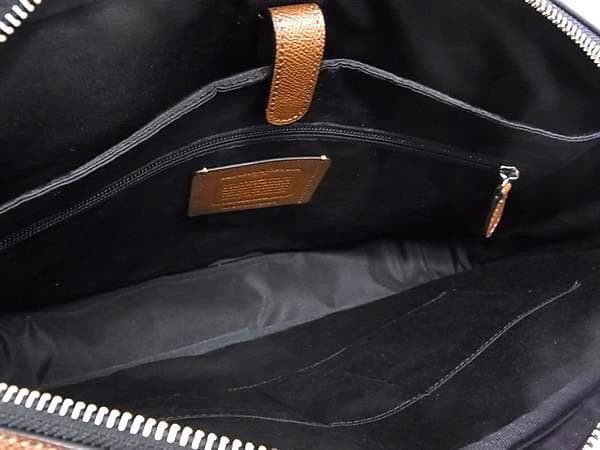 美品 コーチ F59057 レザー 2WAY ビジネス ハンドバッグ ショルダー