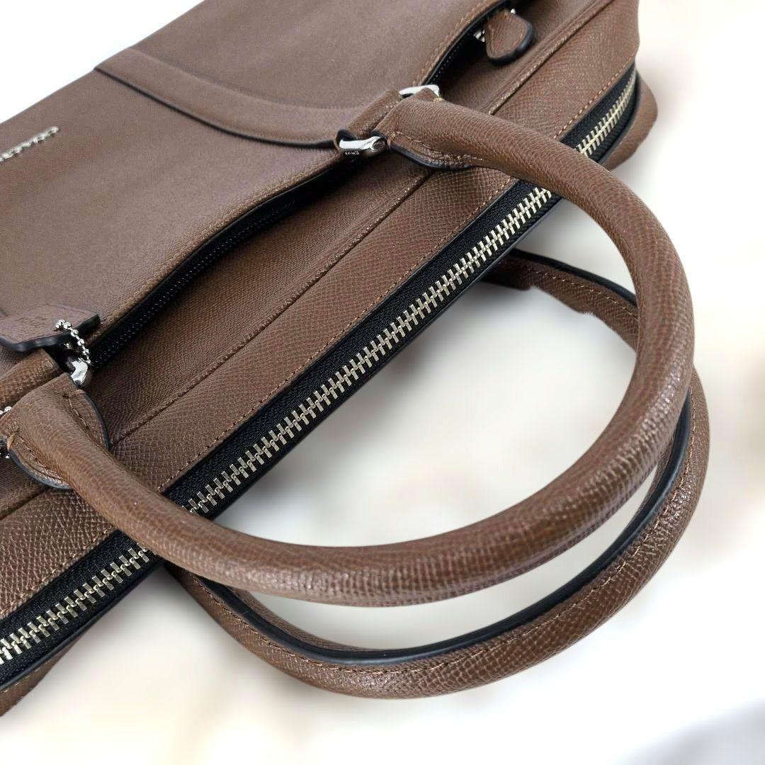 美品 コーチ F59057 レザー 2WAY ビジネス ハンドバッグ ショルダー