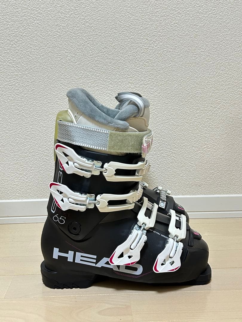2回のみ使用美品！黒HEAD EDGE 65 女性用スキー ブーツ