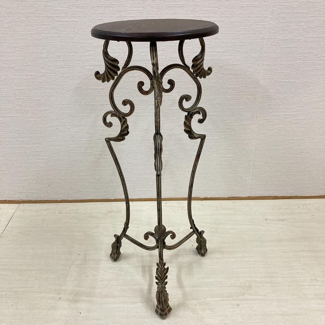 フラワースタンド　花台　アイアン　クラシック　アンティーク調