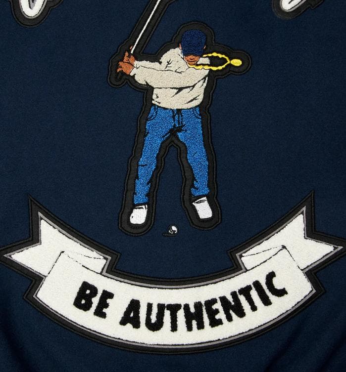 Eastside Golf 本革袖 ヴァーシティJK 新品　イーストサイドゴルフ