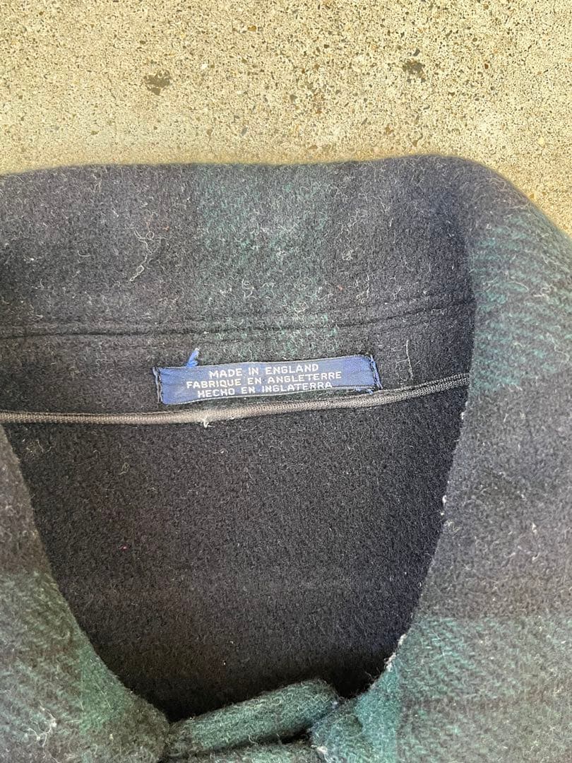 90s made in England “Black Watch Coat\"