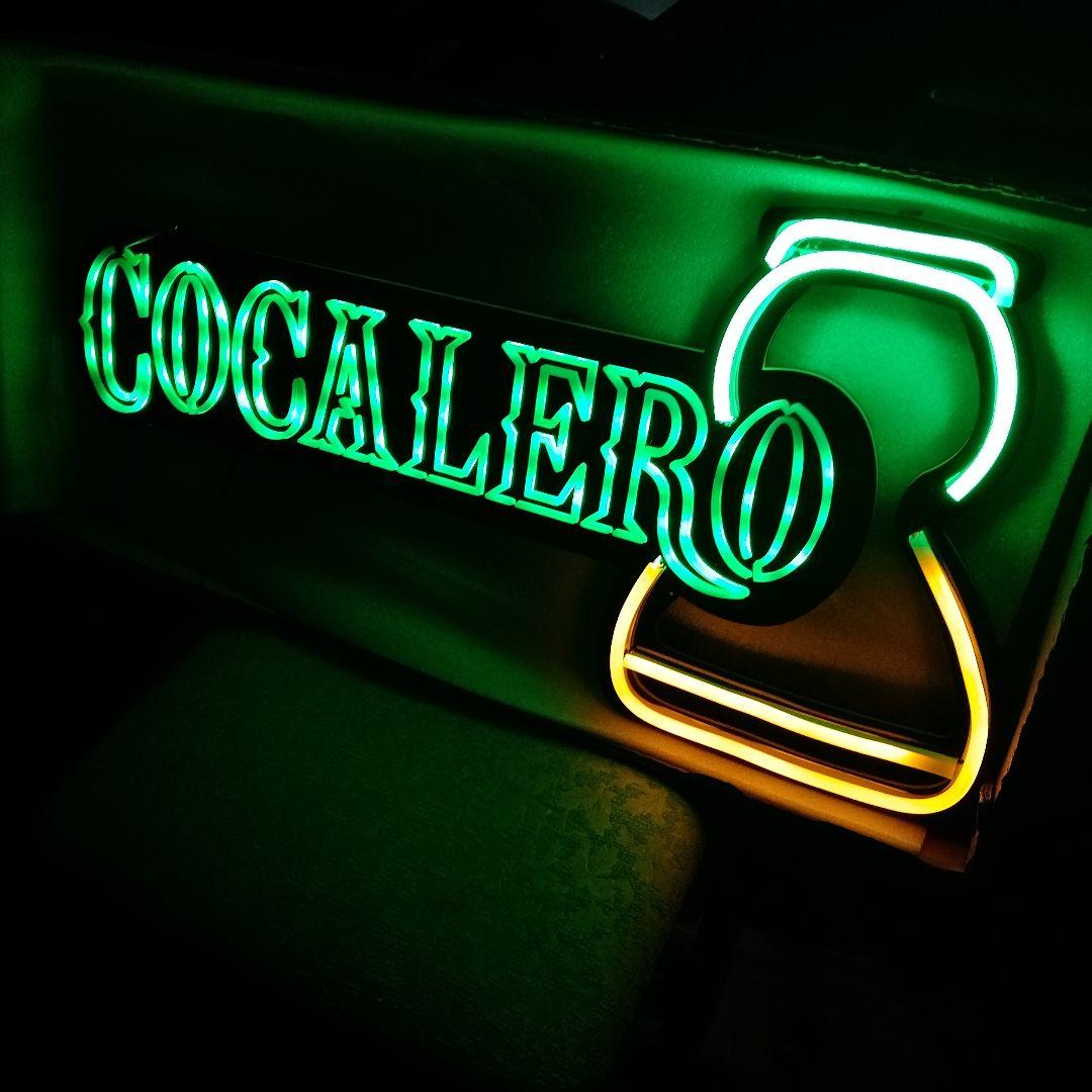 山羊座　Cocalero ネオンサイン 看板　コカレロ　インテリア　店舗