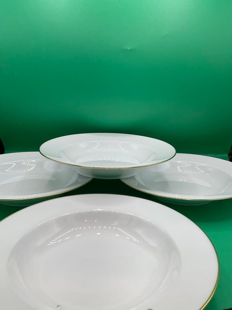 大倉陶園　ゴールドライン　スーププレート