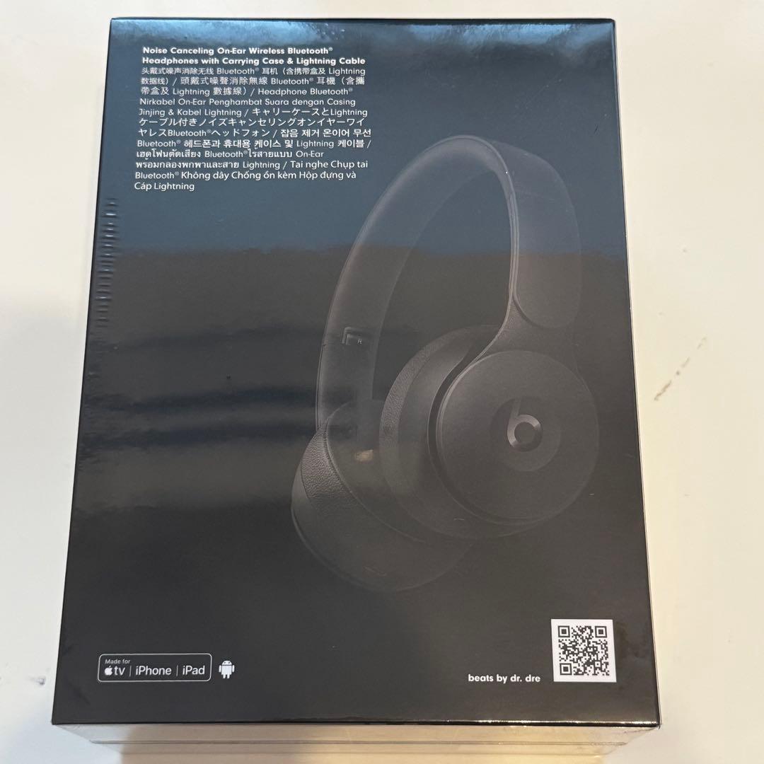 Beats SOLO PRO ワイヤレスノイズキャンセリングヘッドホン ブラック