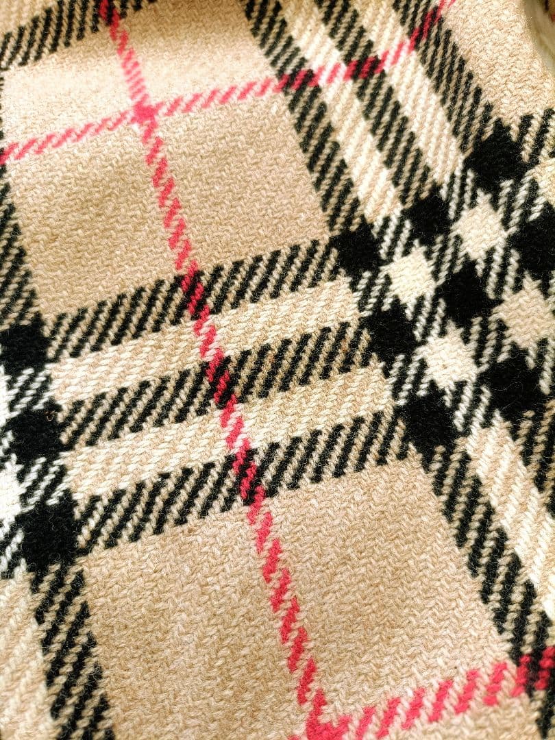 美品　 バーバリーロンドン　ノバチェック　リバーシブル　ジャケット コート　毛