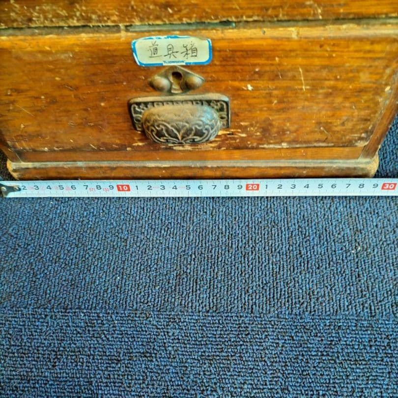 木製5段引出し　小型引出し　レトロ　ヴィンテージ　タンス　昭和