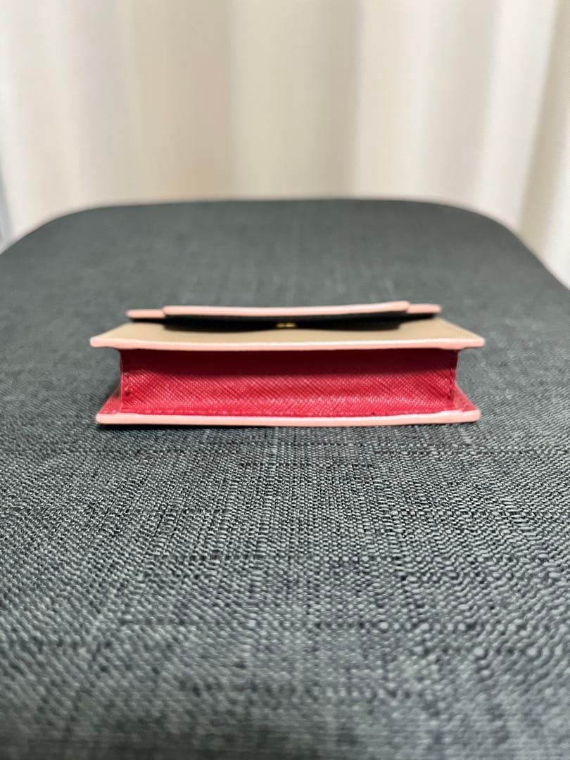 【美品】MARNI 名刺入れ グレー/ベージュ/ピンク