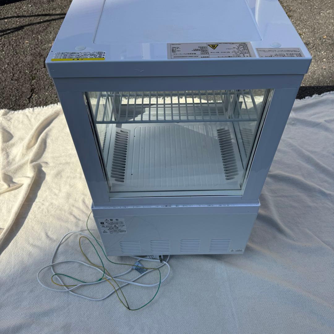 【美品】冷蔵ショーケース 卓上冷蔵庫 4面ガラスJCM