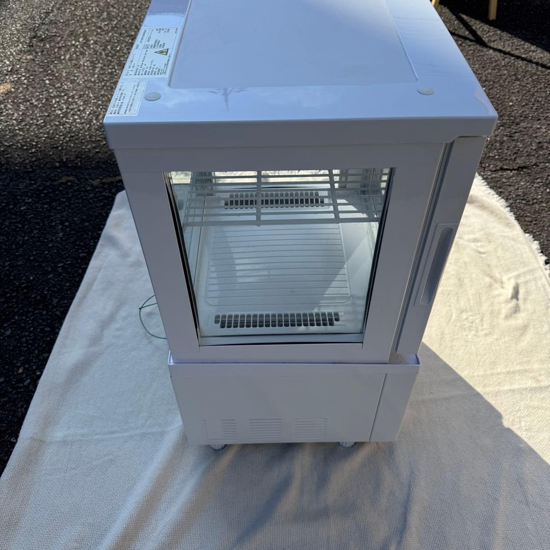 【美品】冷蔵ショーケース 卓上冷蔵庫 4面ガラスJCM