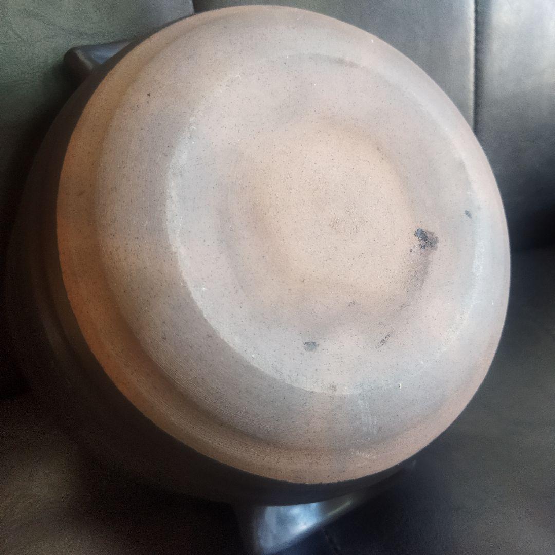 華月　大黒ごはん鍋　3合炊き　萬古焼　中古美品