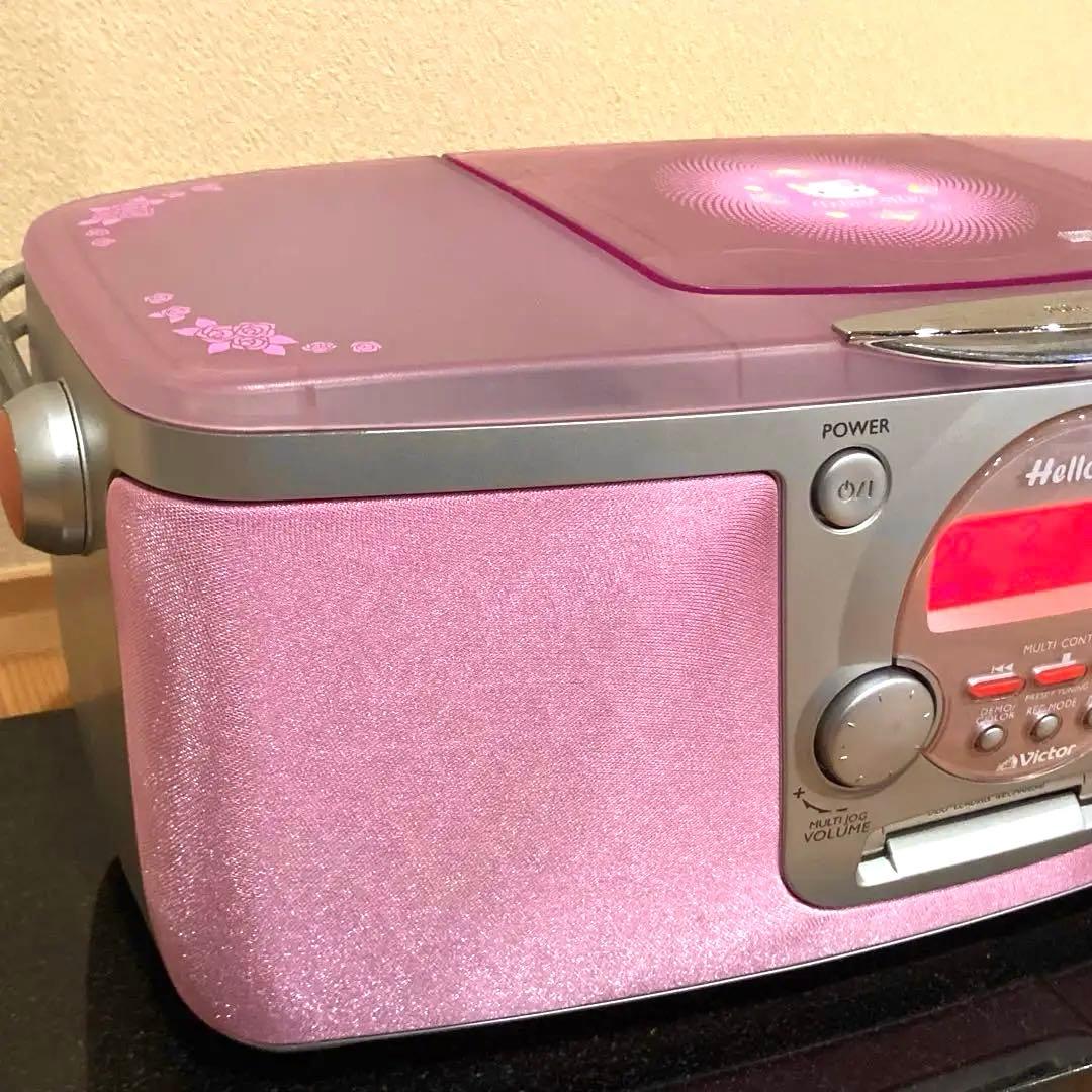【レア】キティちゃん　Hello Kitty CDコンポ ビクター　サンリオ