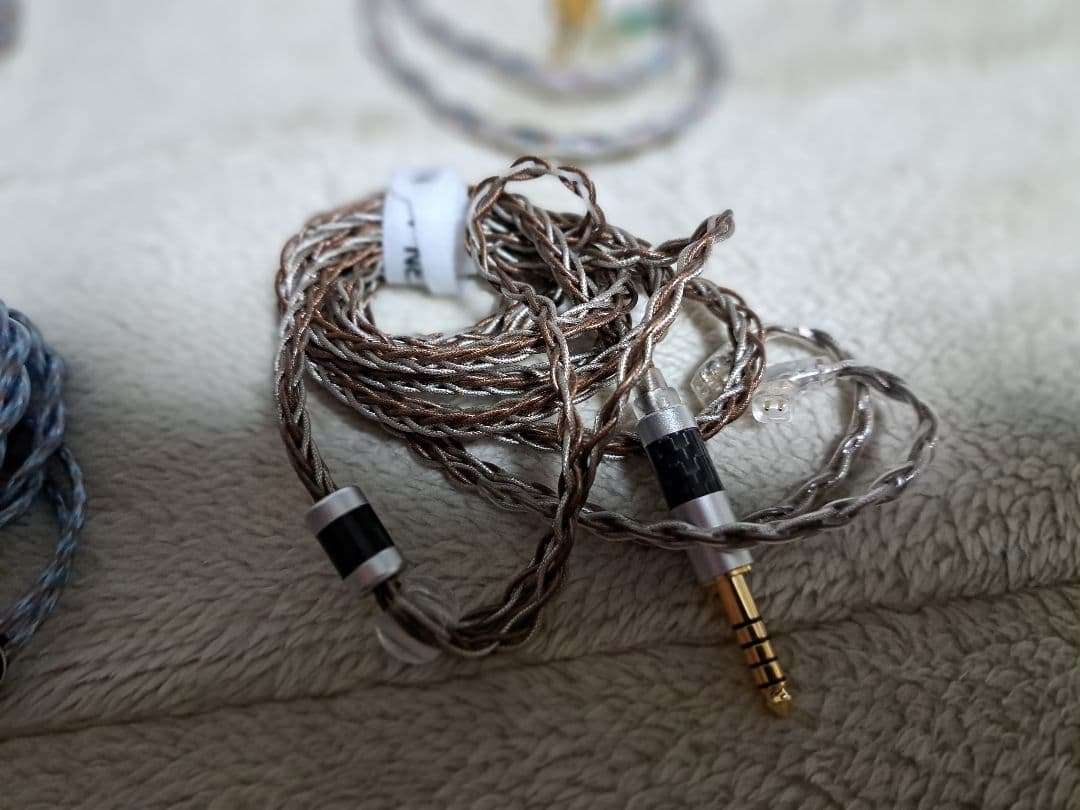 KZ イヤホン 3種 リケーブル付き