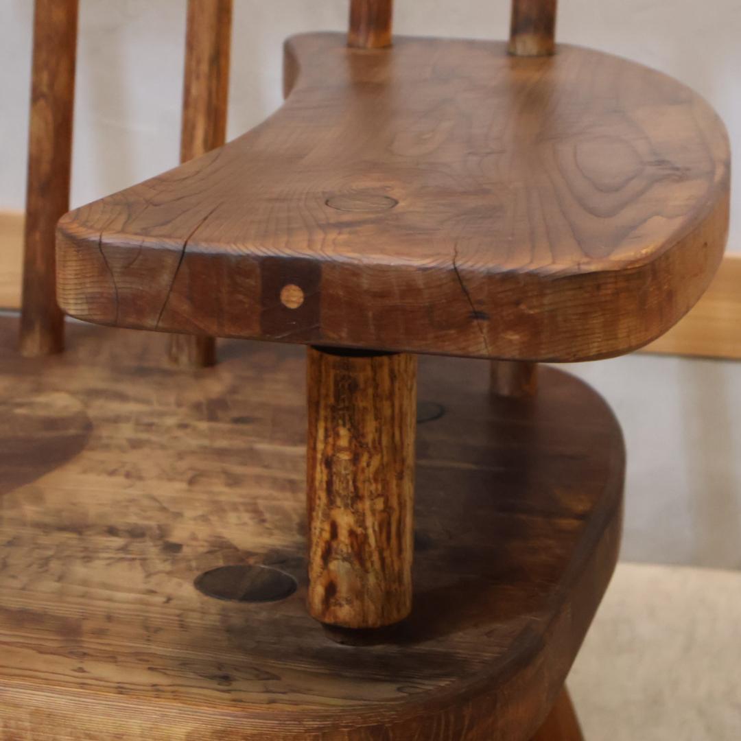 矢澤金太郎 ゆったりチェアー アームチェア 左肘 指物家具 板座チェア 1P