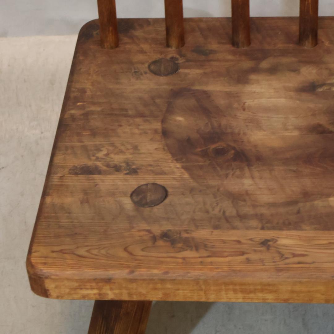 矢澤金太郎 ゆったりチェアー アームチェア 左肘 指物家具 板座チェア 1P