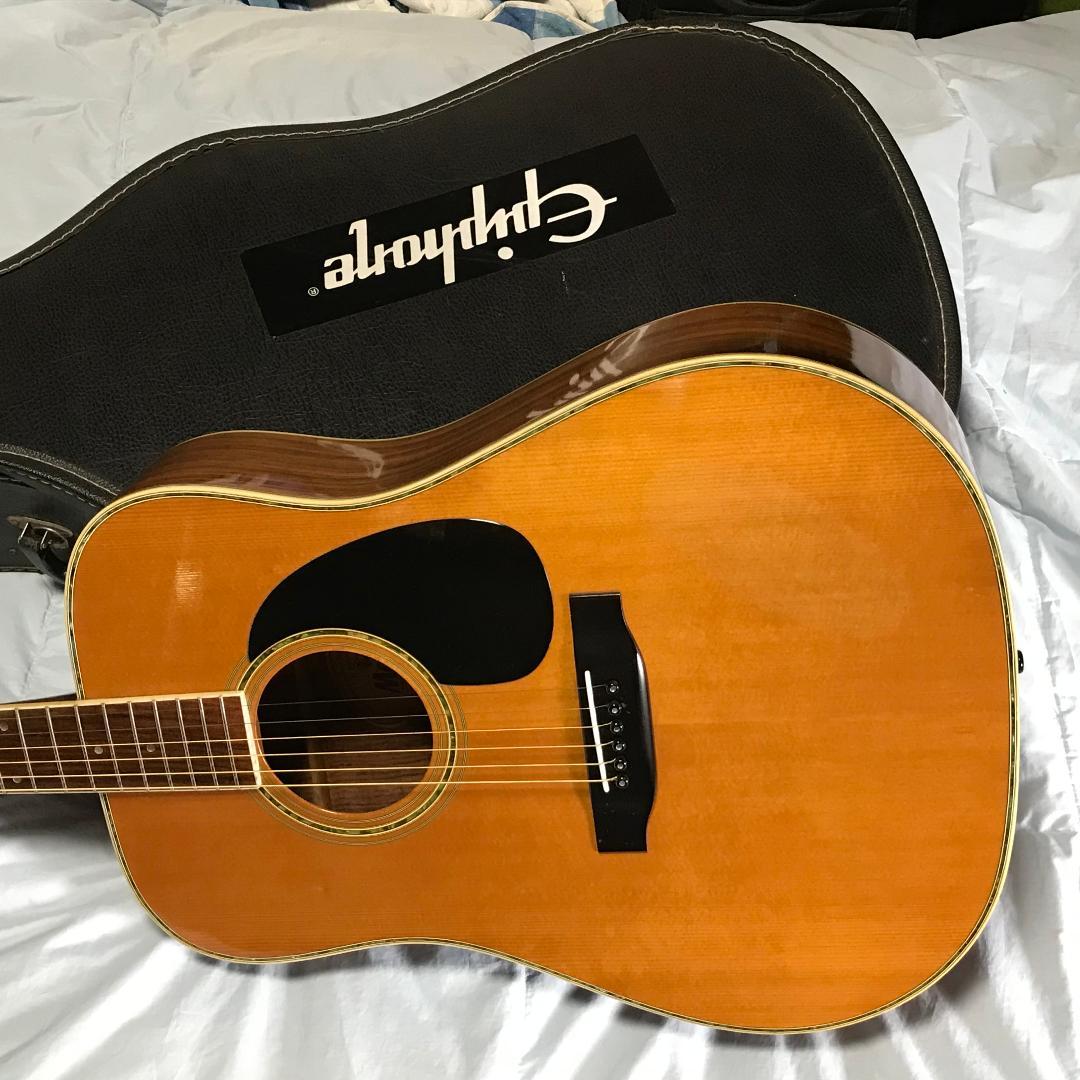 Morris W-30 モーリス【整備品】シール跡有り アコギ ハードケース