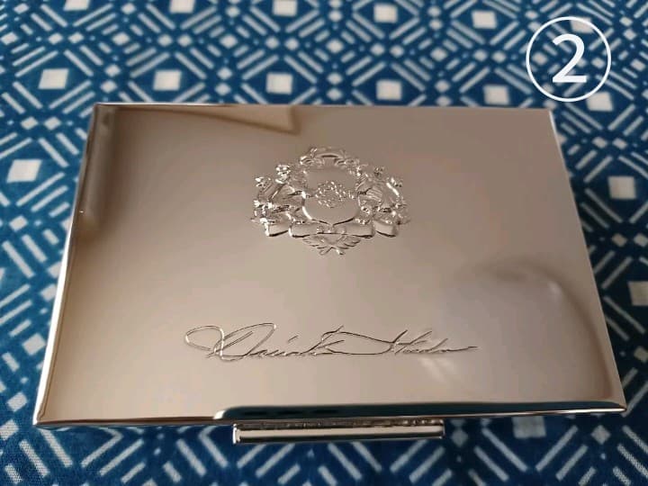 【美品•希少】 池田大作 Ikeda Daisaku サイン入り 小物入れケース