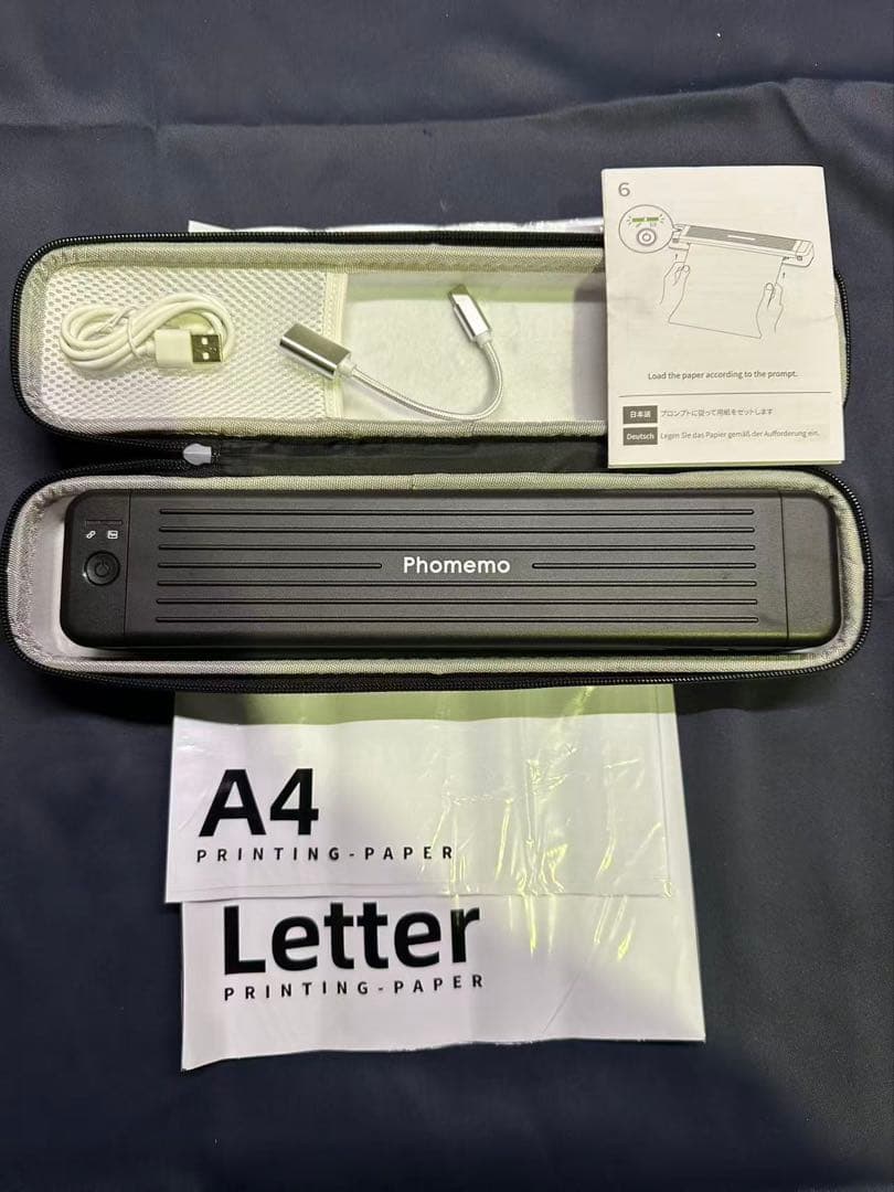 Pmo M831 モバイルプリンター 無線サーマルプリンター　ブラック