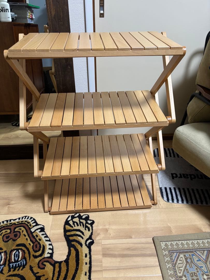 S'more /Woodi Folding Rack キャンプ 4段ラック