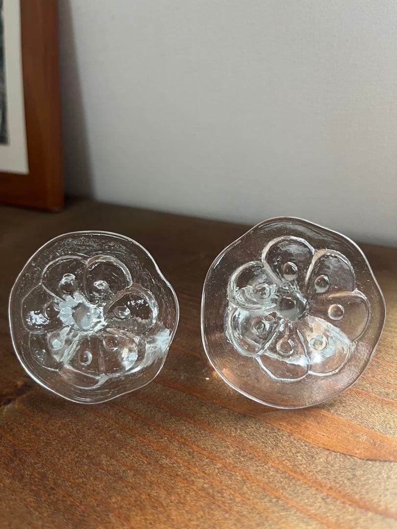 NUUTAJARVI ガラス製ナプキンリング 4個セット