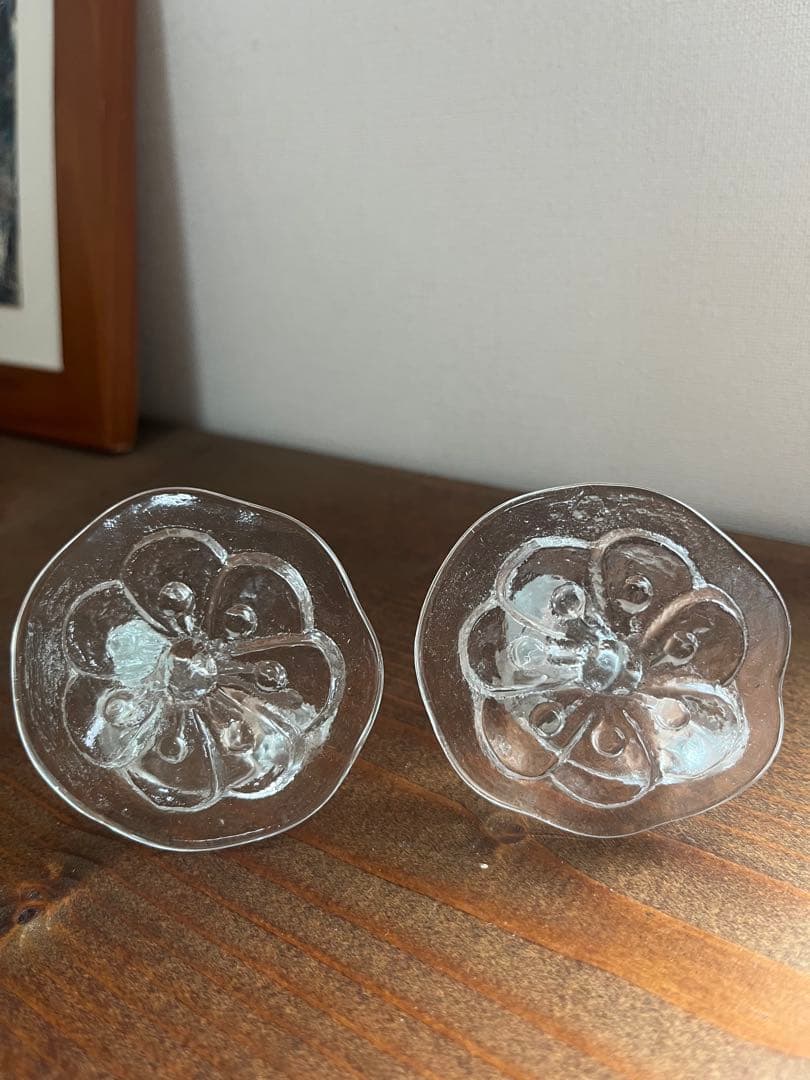 NUUTAJARVI ガラス製ナプキンリング 4個セット