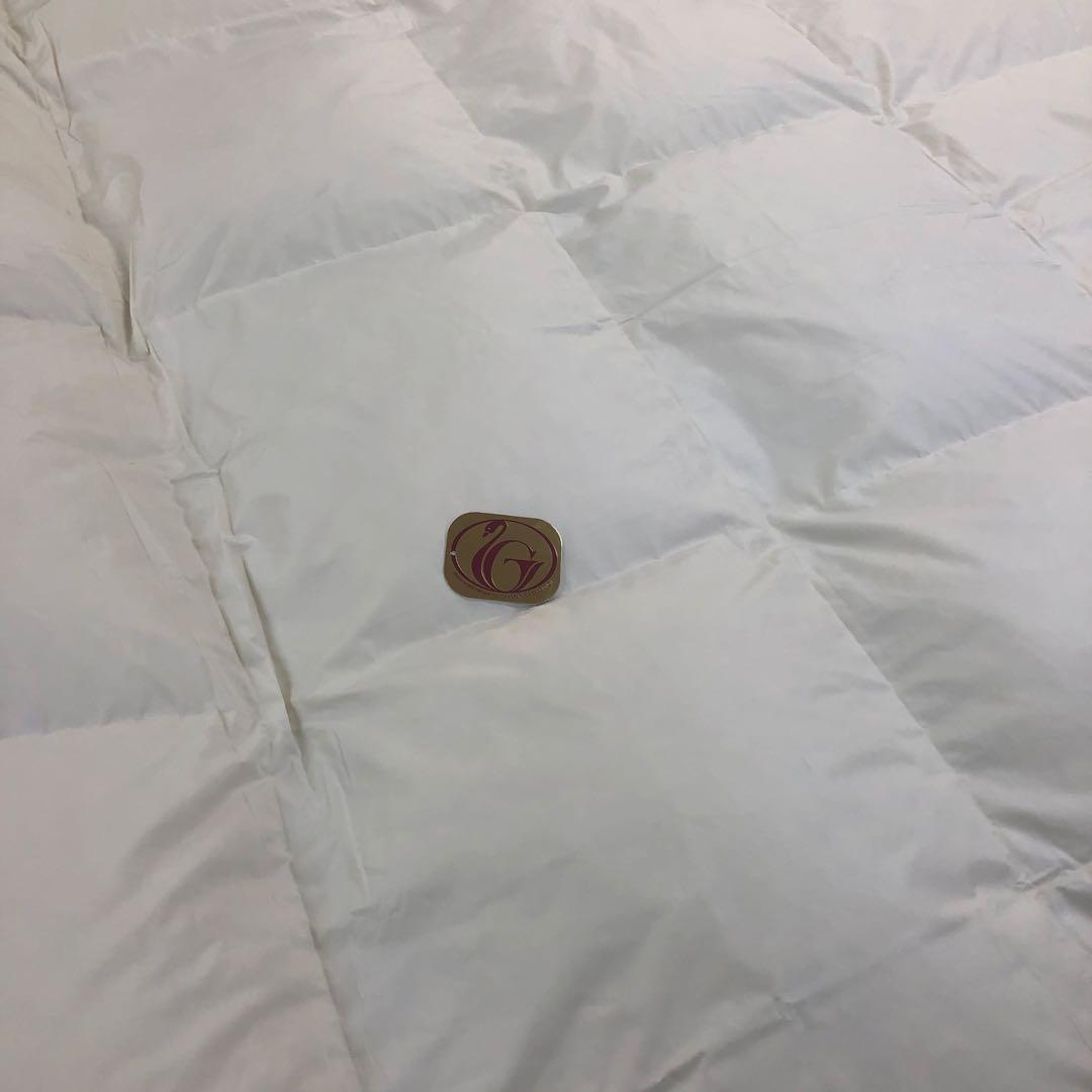 羽毛布団 シングル ニューゴールド きなり 日本製 150×210cm ×2枚