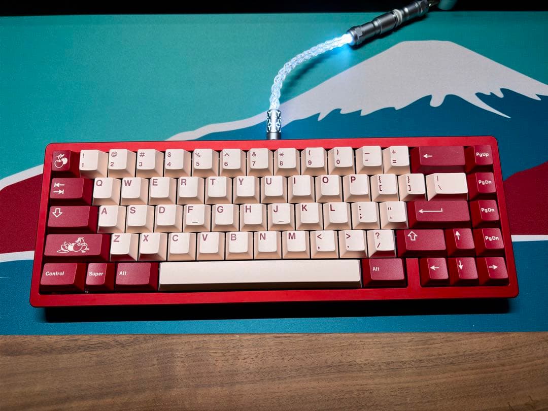 Kalam Kohaku R2 Red　自作キーボード