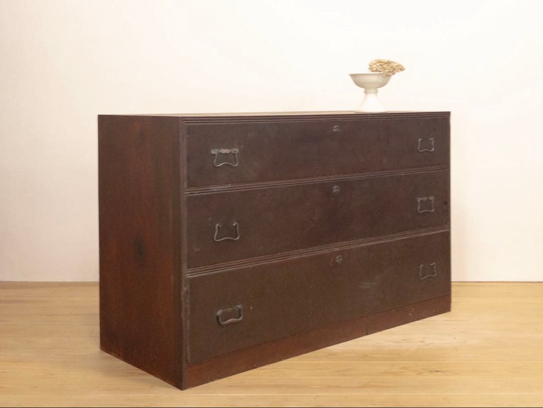 和箪笥　チェスト　M075　古道具　古家具　和家具　ビンテージ　アンティーク