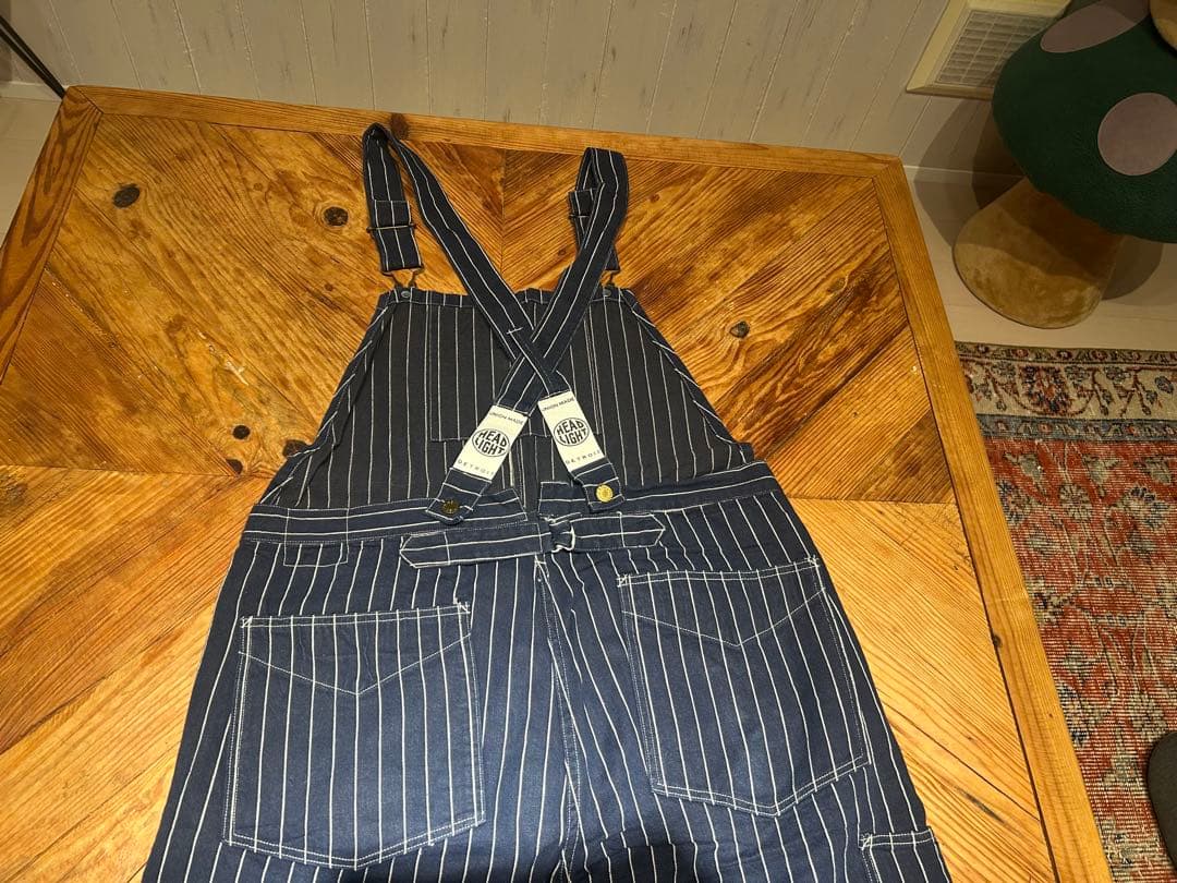 WLDR　ヘッドライト　スペシャルウーブンストライプデニム　ローバック