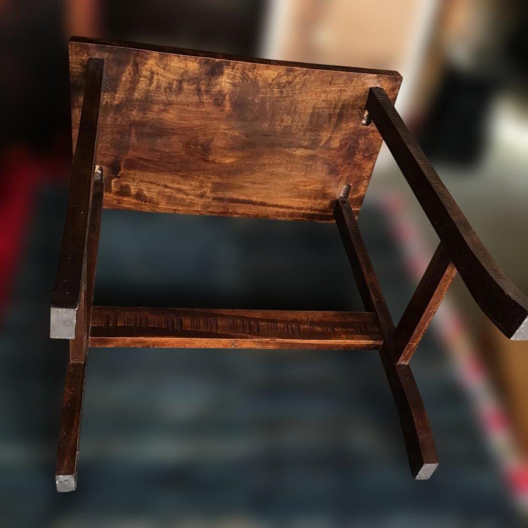 アンティーク軽井沢彫り　櫻 花台　家具　収納