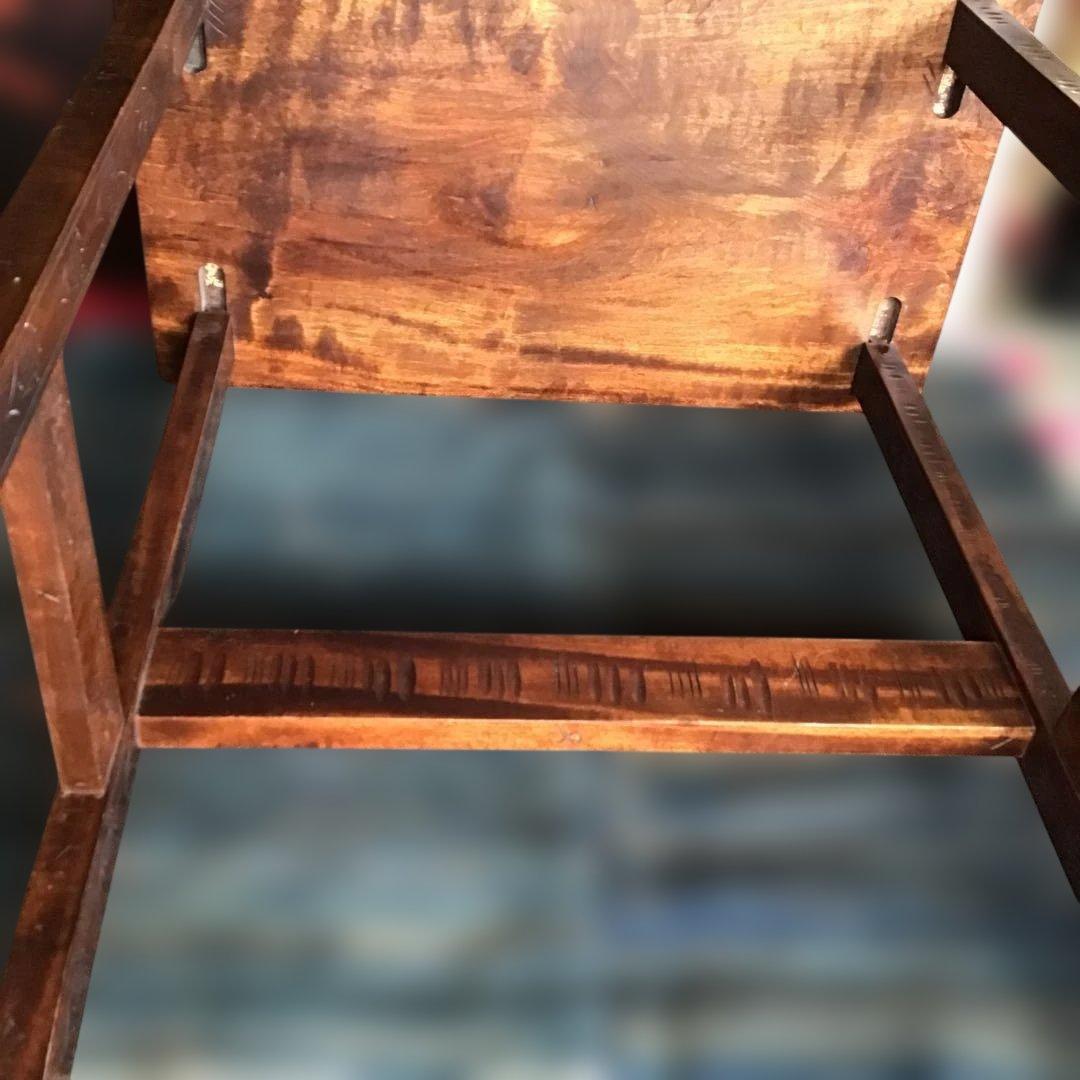 アンティーク軽井沢彫り　櫻 花台　家具　収納