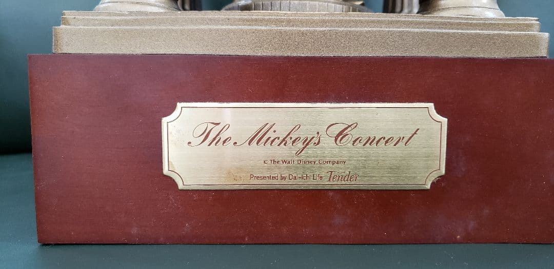 ミッキーマウス　人造大理石　置物