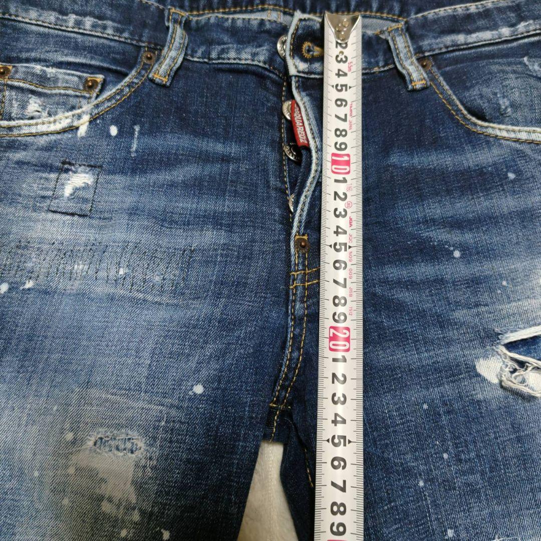 DSQUARED2 ディースクエアード　ダメージ加工デニム　44サイズ