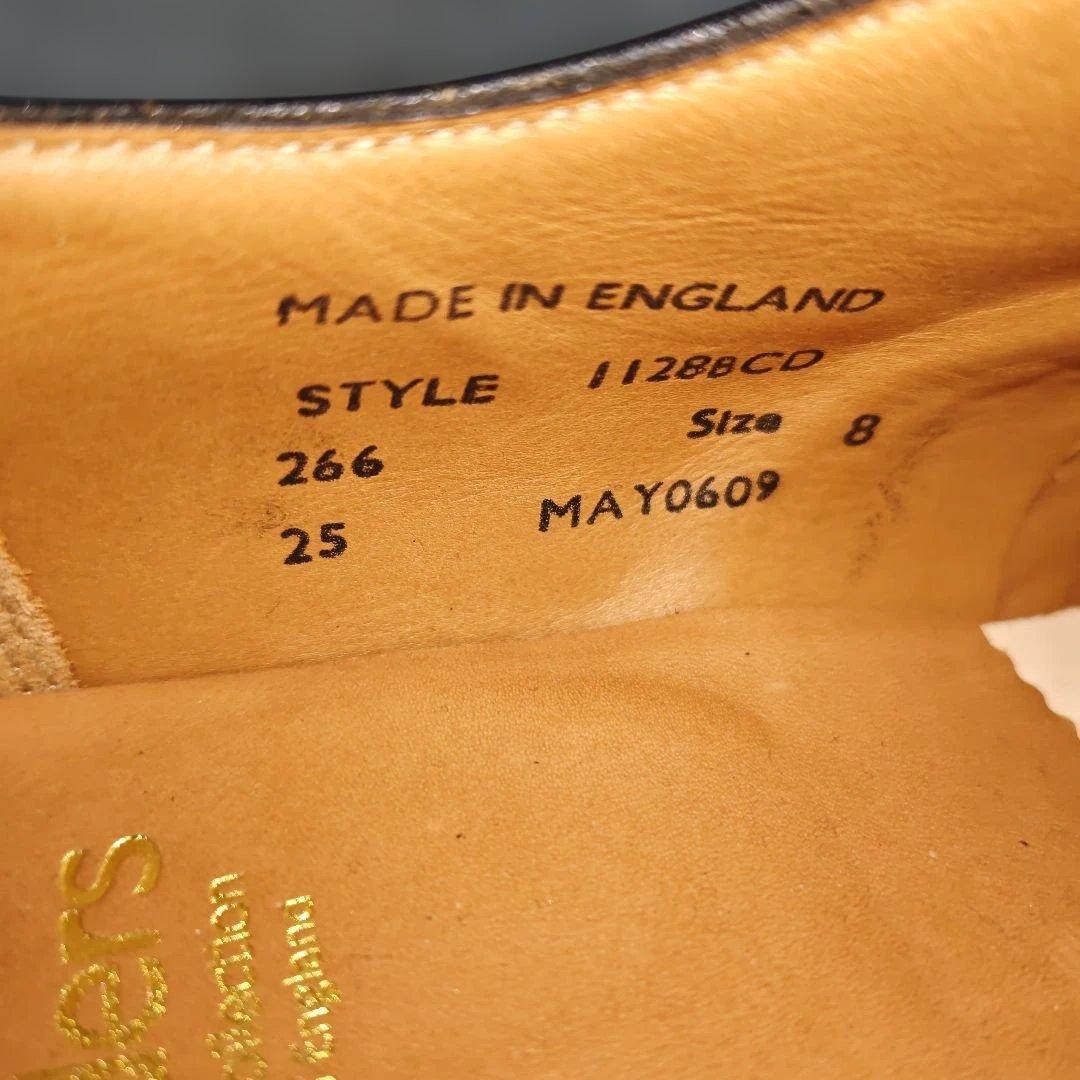 Sanders ミリタリーダービー GB8 ブラック カーフ