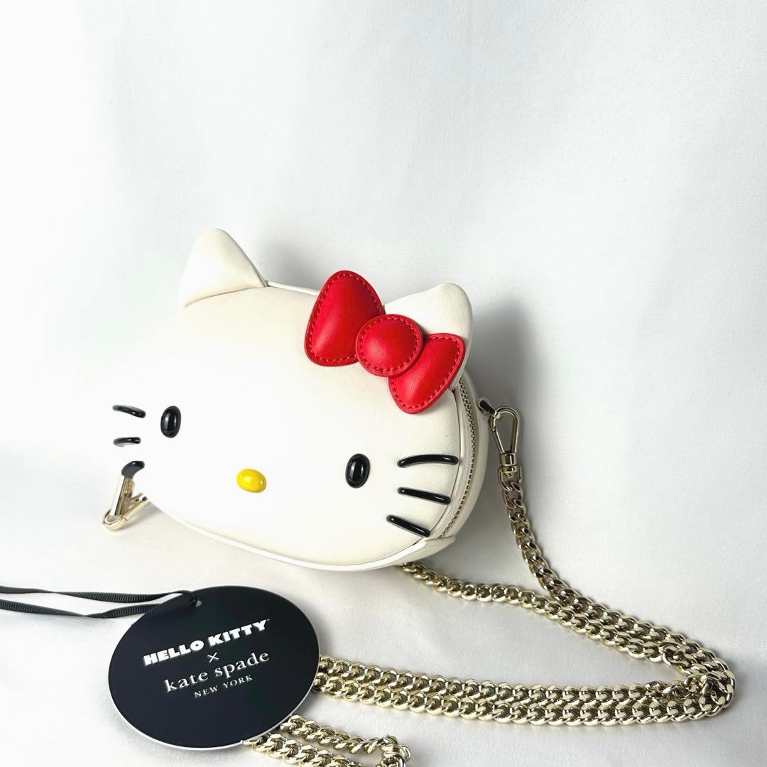 【完売品】ケイトスペード　ハローキティ　ミニクロスボディ　3D