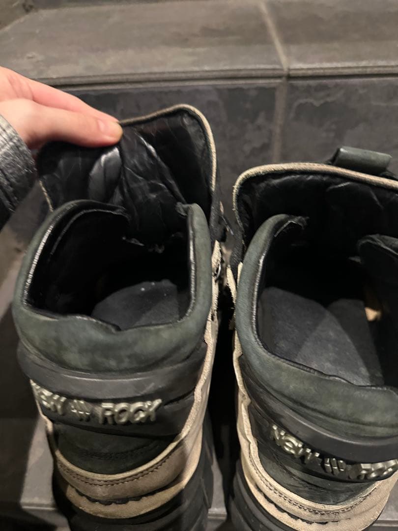 NEW ROCK 厚底ブーツ　M-106-C96 グレー