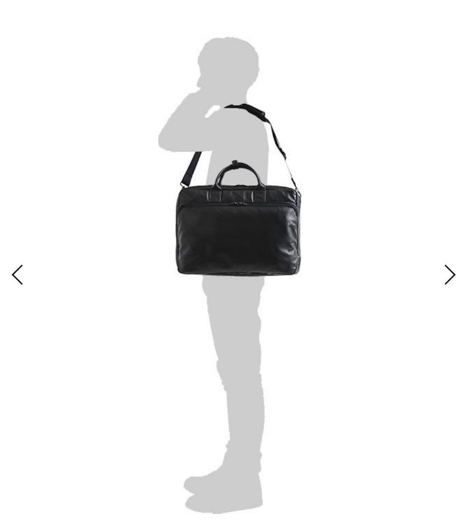 ⚫︎定価12万円‼️ PORTER BLACK 3WAY BRIEFCAS レザー