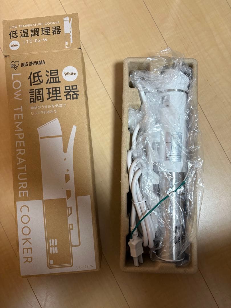 IRIS OHYAMA 低温調理器 LTC-02-W ホワイト