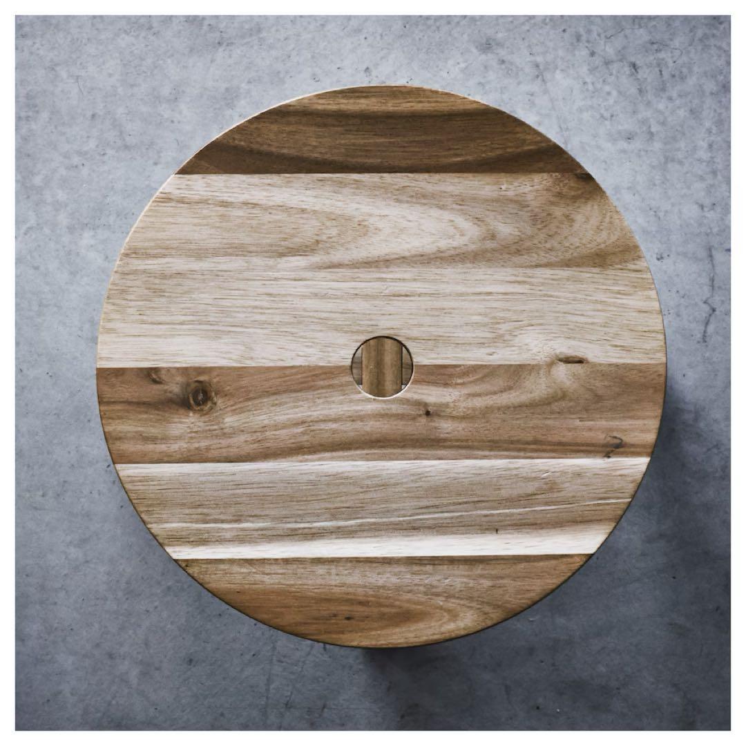 IKEA イケア　スコグスタ スツール　アカシア材