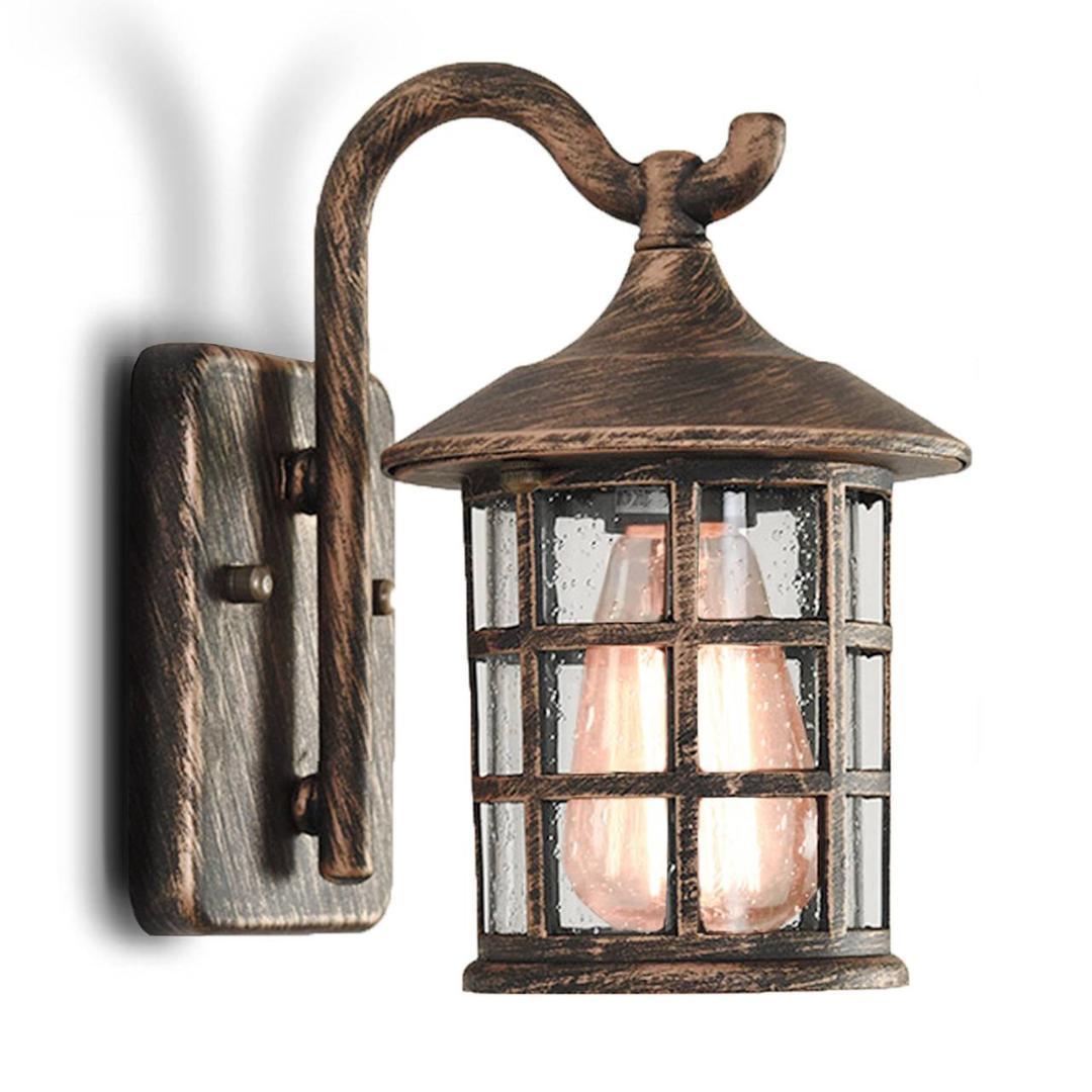 レトロな雰囲気の玄関ライト