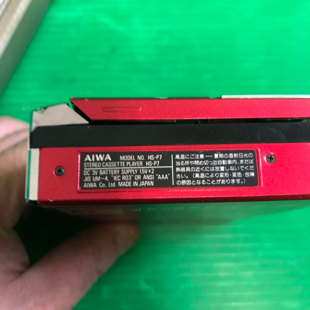 AIWA HS-P7 カセットプレーヤー 動作未確認 現状渡し